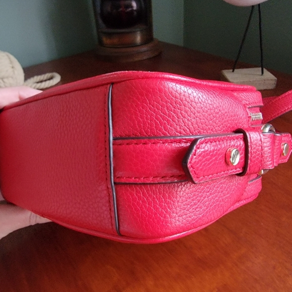 Kate Spade Mulberry Street Pyper Crossbody Bag Red Pebbled Leather WKRU3925 - Picture 8 of 16
